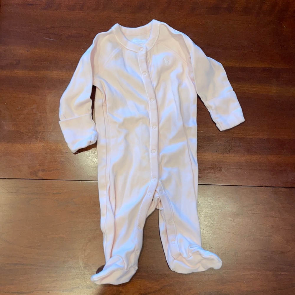 Ralph Lauren baby footed pajamas